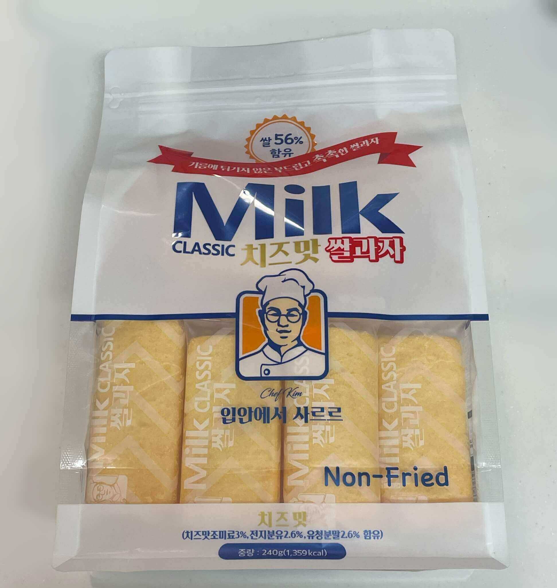 韓国で大人気のお菓子！Milk CLASSIC 쌀과자（ミルククラシック サルクァジャ）チーズ味 | moyoこりあ