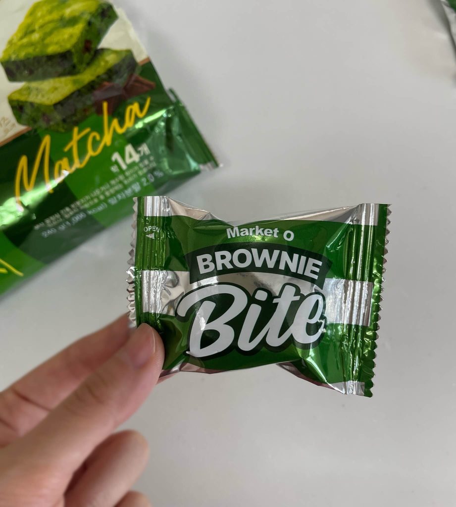 MarketOブラウニー済州抹茶味の個装