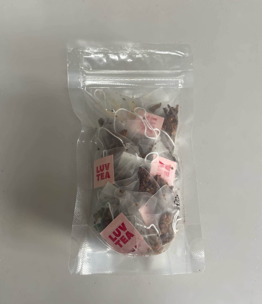 LUV TEA かぼちゃ茶のティーバッグ