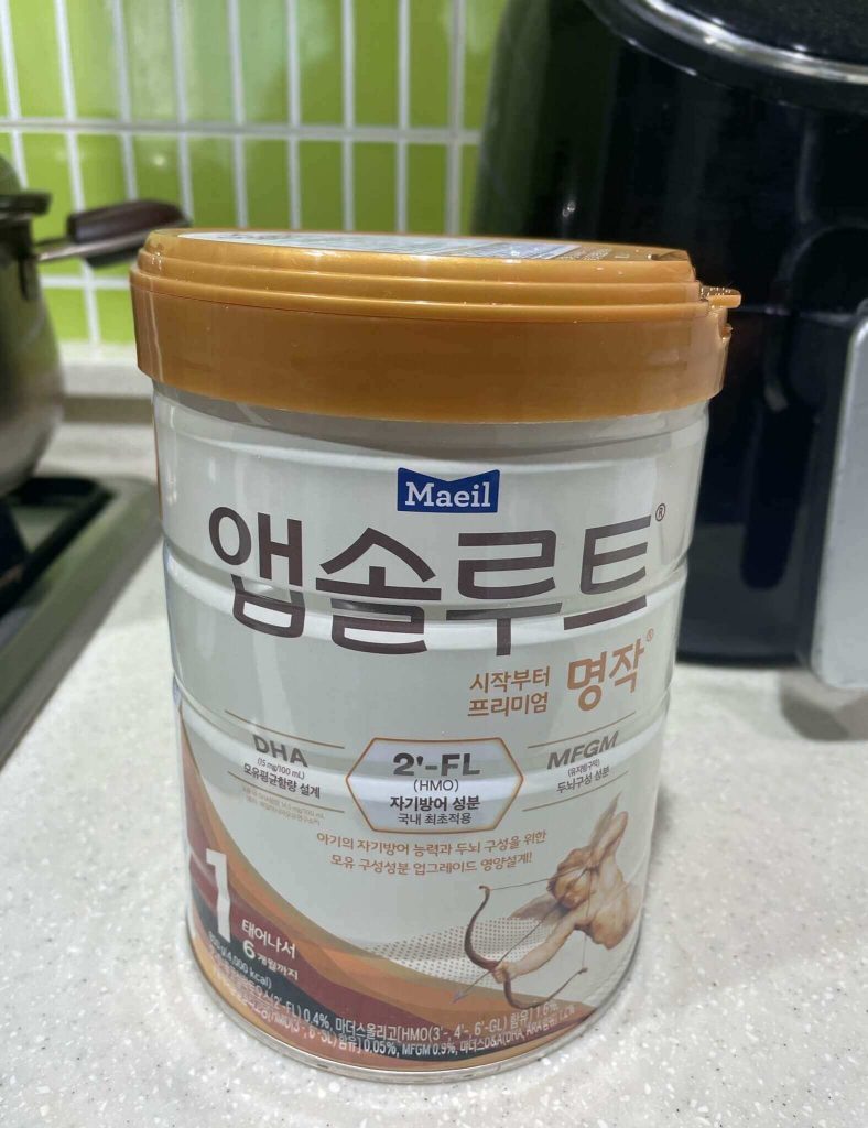 韓国の粉ミルク