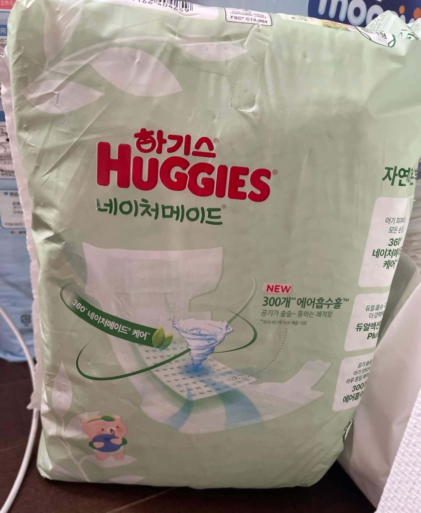 韓国のおむつ